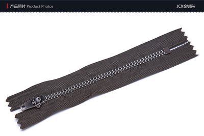 【箱包產業用004白色褐綠服飾黑叻淺黑叻金屬4#金釧興閉尾拉鏈】價格_廠家_圖片